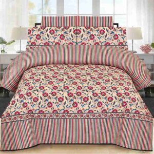 Desert Bloom Poly Cotton - FD Bedsheet Set