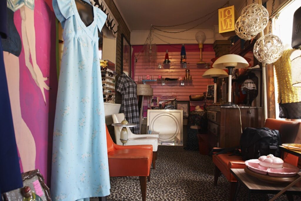 Harry's bedroom: Part vintage shop, part laundry explosion, 100% chaotic charm