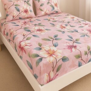 Premium Microfiber Printed Fitted Sheet