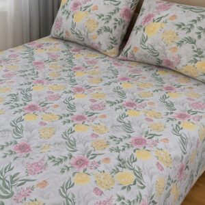 Premium Microfiber Printed Fitted Sheet