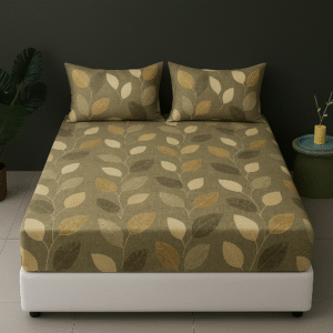 Premium Microfiber Printed Fitted Sheet