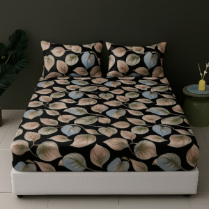 Premium Microfiber Printed Fitted Sheet