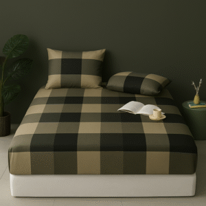 Premium Microfiber Printed Fitted Sheet