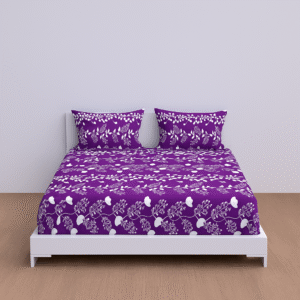 Premium Microfiber Printed Fitted Sheet