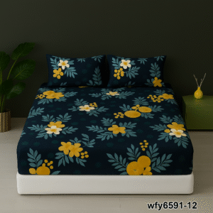 Premium Microfiber Printed Fitted Sheet