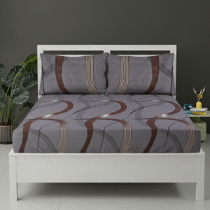 Premium Microfiber Printed Fitted Sheet