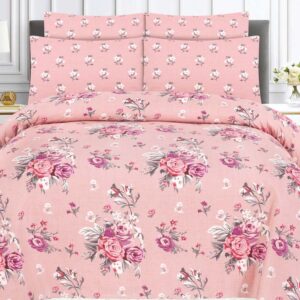 Pink Poly Cotton - FD Bedsheet Set