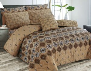 Midnight Moss Poly Cotton - FD Bedsheet Set