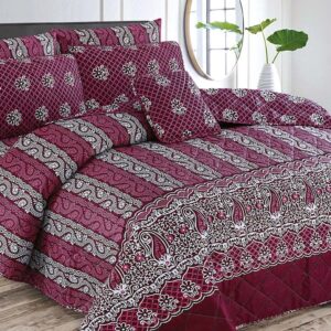 Grape Purple Poly Cotton - FD Bedsheet Set