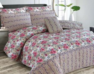 Regent Grey Poly Cotton - FD Bedsheet Set
