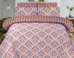 Light Periwinkle Poly Cotton - FD Bedsheet Set