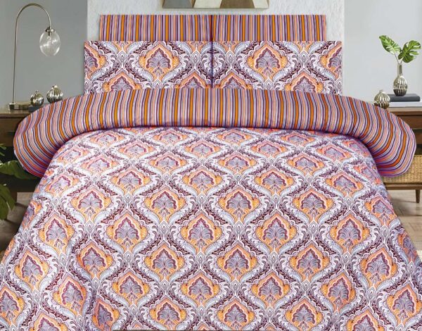 Light Periwinkle Poly Cotton - FD Bedsheet Set