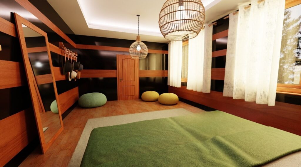 The final result: a peaceful, cool, and inviting sleep sanctuary, achieved with the right choice.