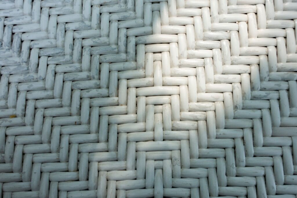 Image: The sateen weave pattern, with long float threads creating a smooth, lustrous surface that feels silky to the touch.