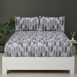 Premium Microfiber Printed Fitted Sheet