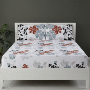 Premium Microfiber Printed Fitted Sheet